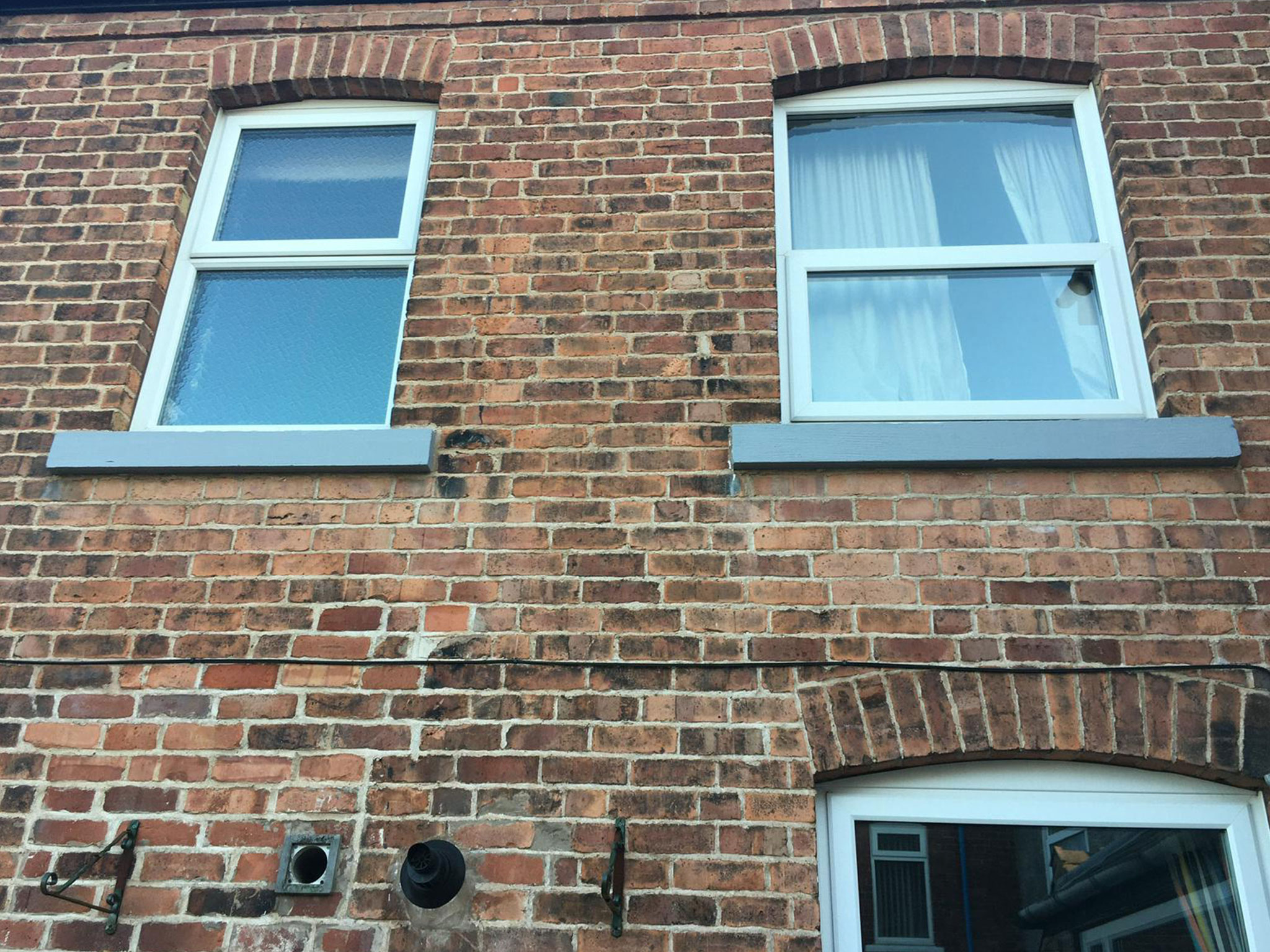 Exterior Stone & Timber Painted
