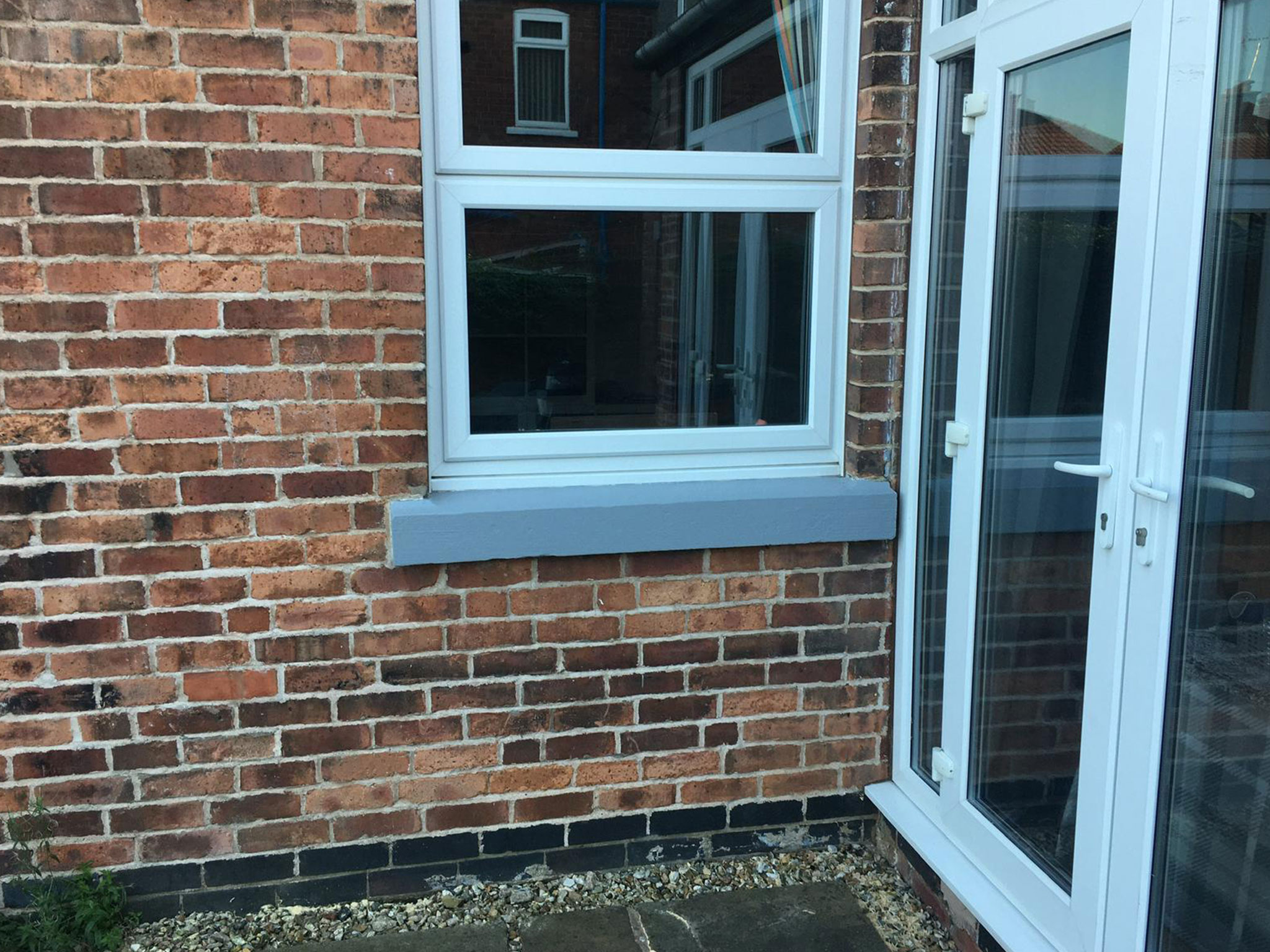 Exterior Stone & Timber Painted
